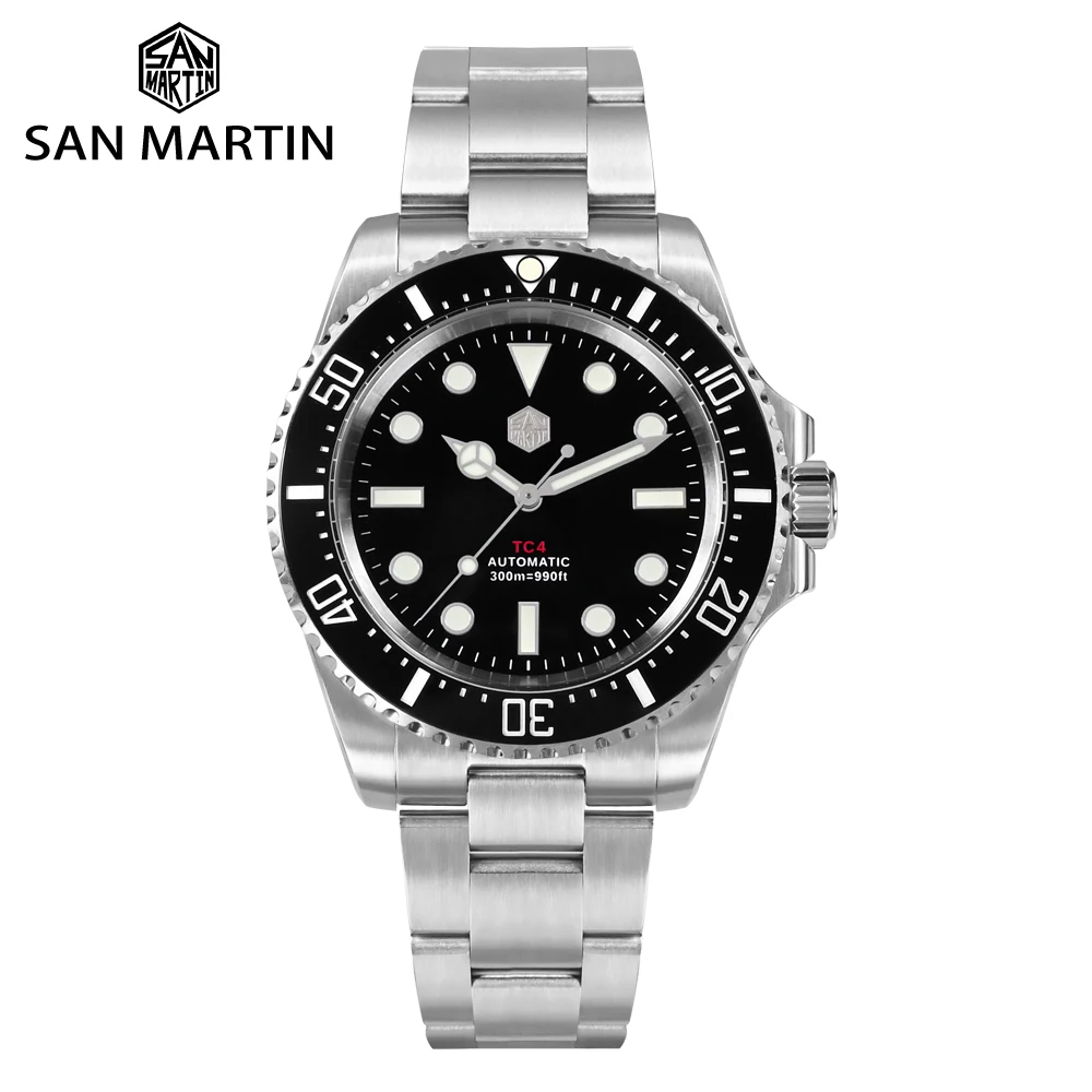 San Martin Titanium 40mm Diving Watch