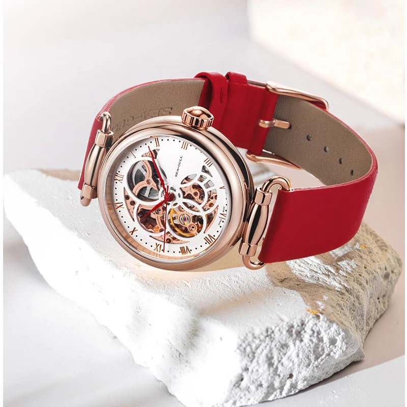 Seagull Fashion Women's Skeleton Watch