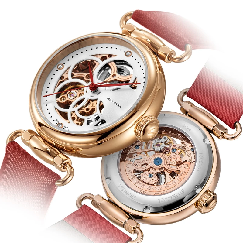 Seagull Fashion Women's Skeleton Watch
