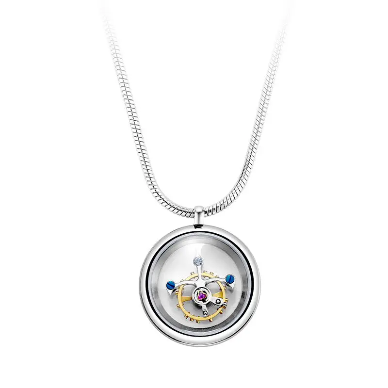 Unique Tourbillon Watch Parts Necklace Pendant