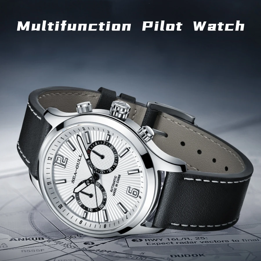 Seagull Pilot Chronograph Mechanical Watch