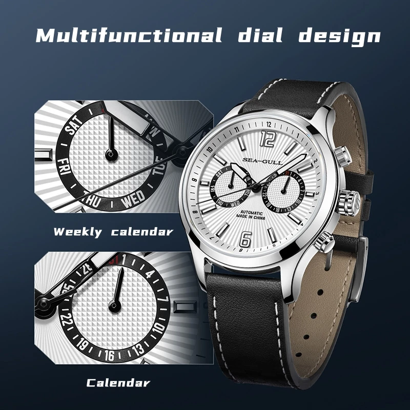 Seagull Pilot Chronograph Mechanical Watch