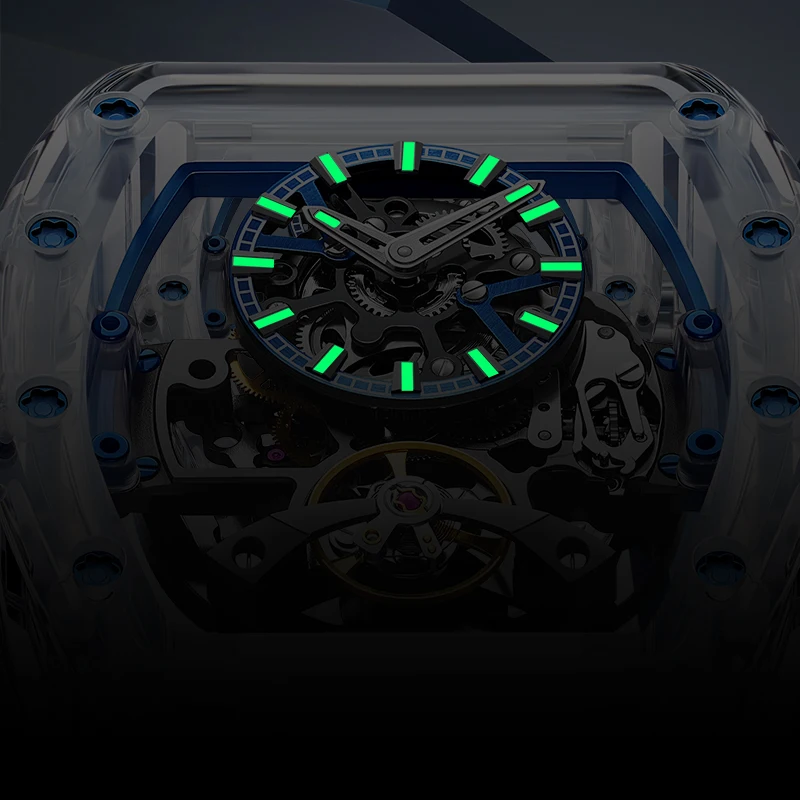 Bonest Gatti Barrel Skeleton Watch BG9960