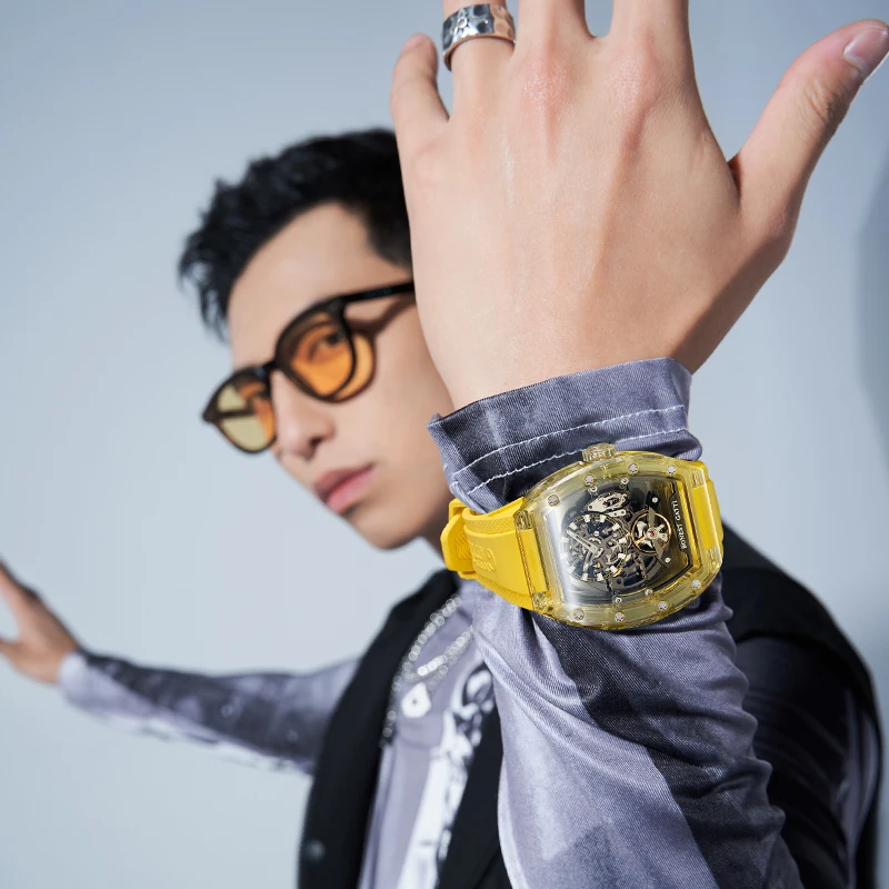 Bonest Gatti Barrel Skeleton Watch BG9960