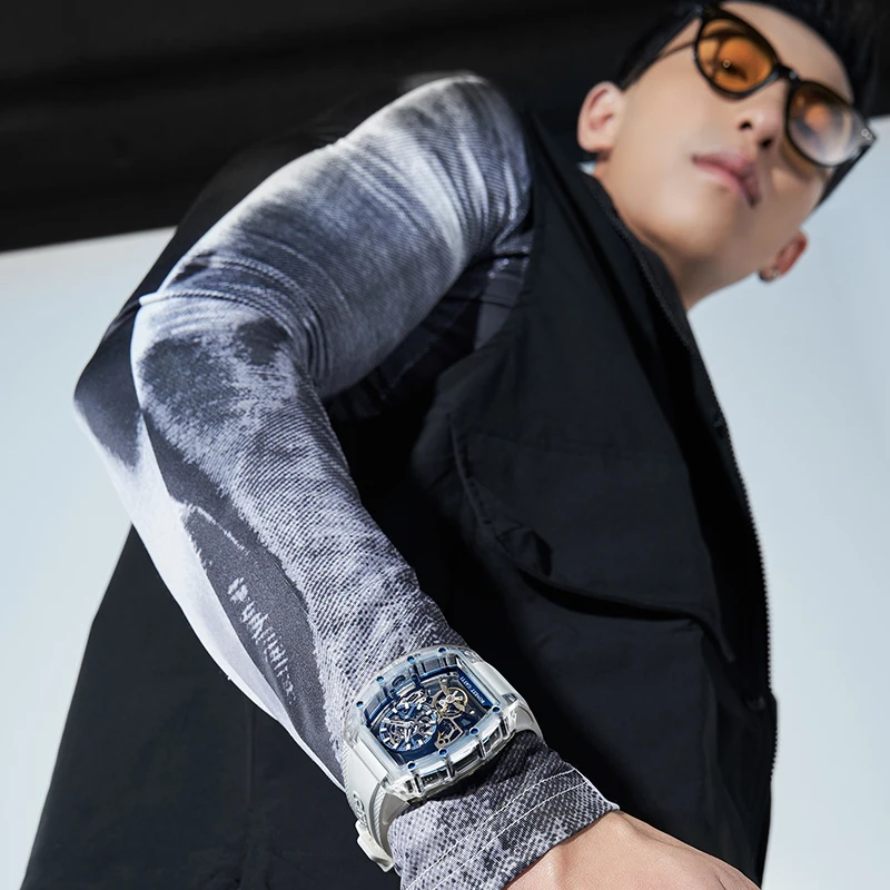 Bonest Gatti Barrel Skeleton Watch BG9960