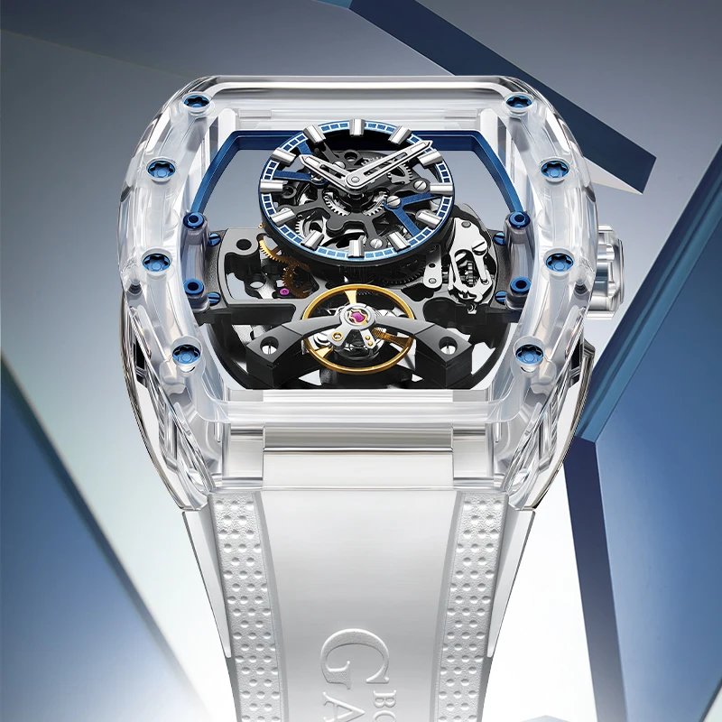 Bonest Gatti Barrel Skeleton Watch BG9960