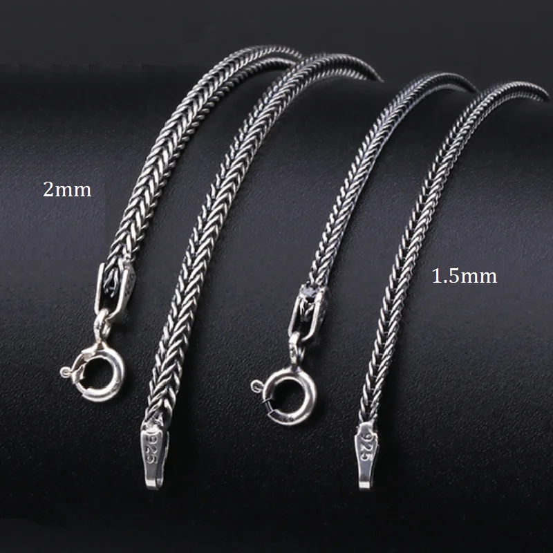 Sterling Silver Clavicle Chain Necklace