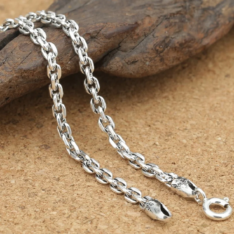 925 Sterling Silver Curb Chain Necklace