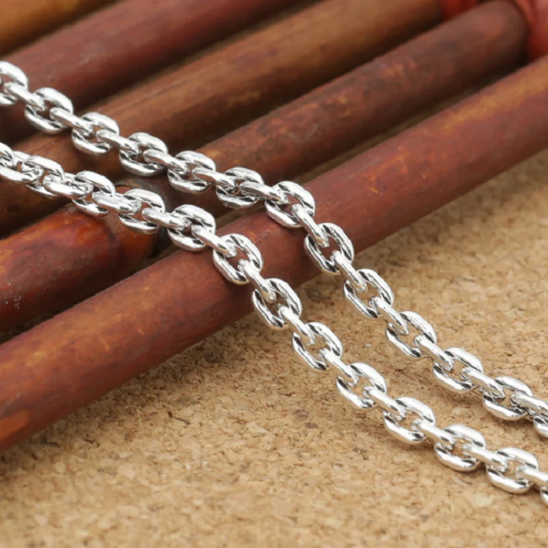 925 Sterling Silver Curb Chain Necklace