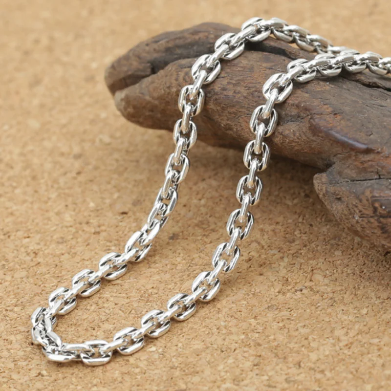 925 Sterling Silver Curb Chain Necklace