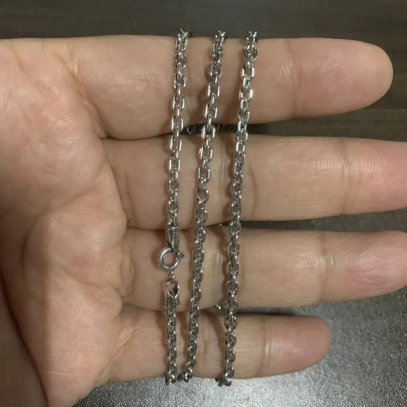 925 Sterling Silver Curb Chain Necklace