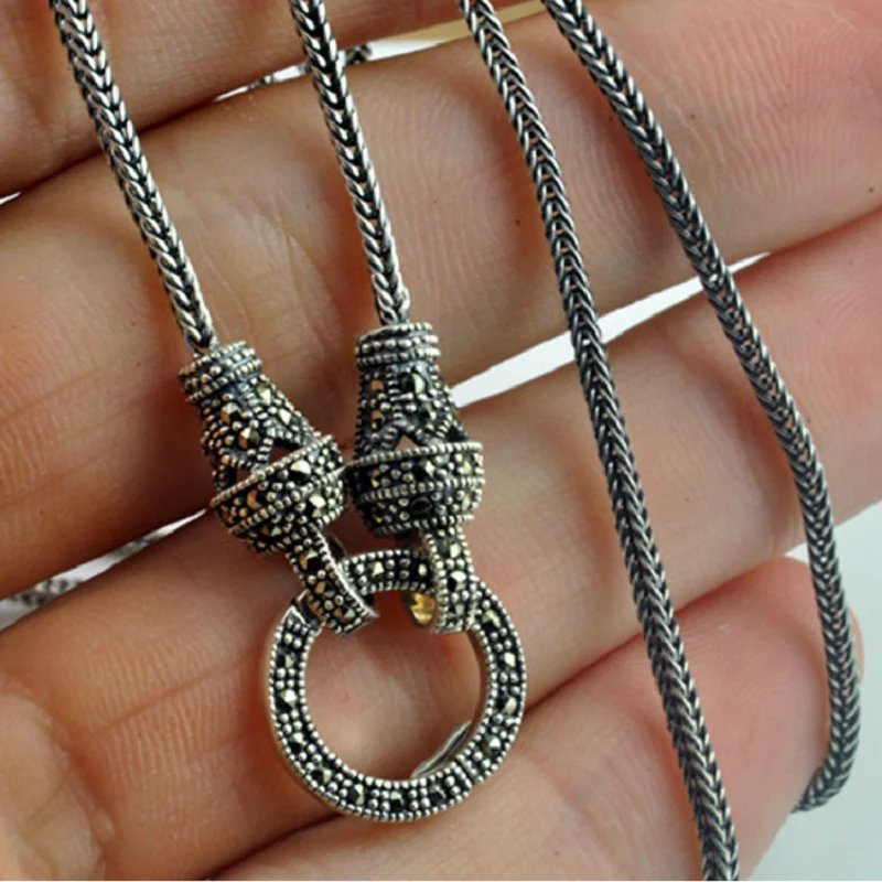 Long Chain Retro Necklace for Women