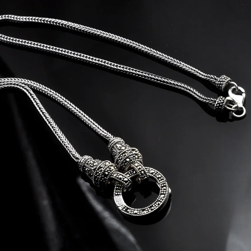Long Chain Retro Necklace for Women