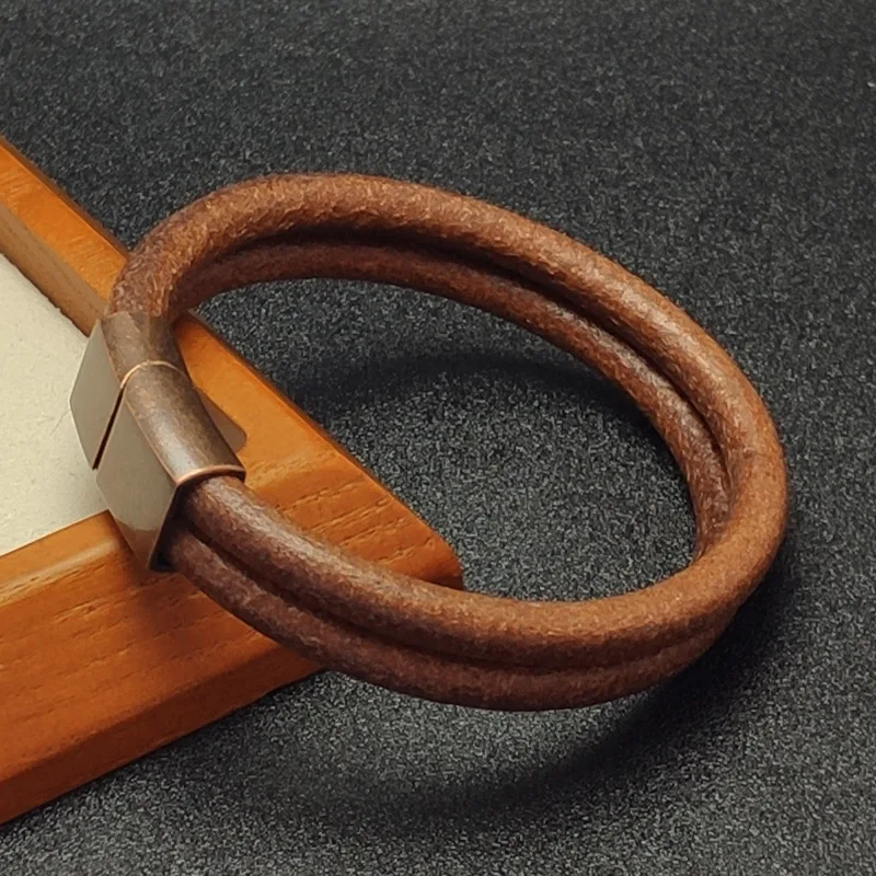 Double Strand Cowhide Bracelet