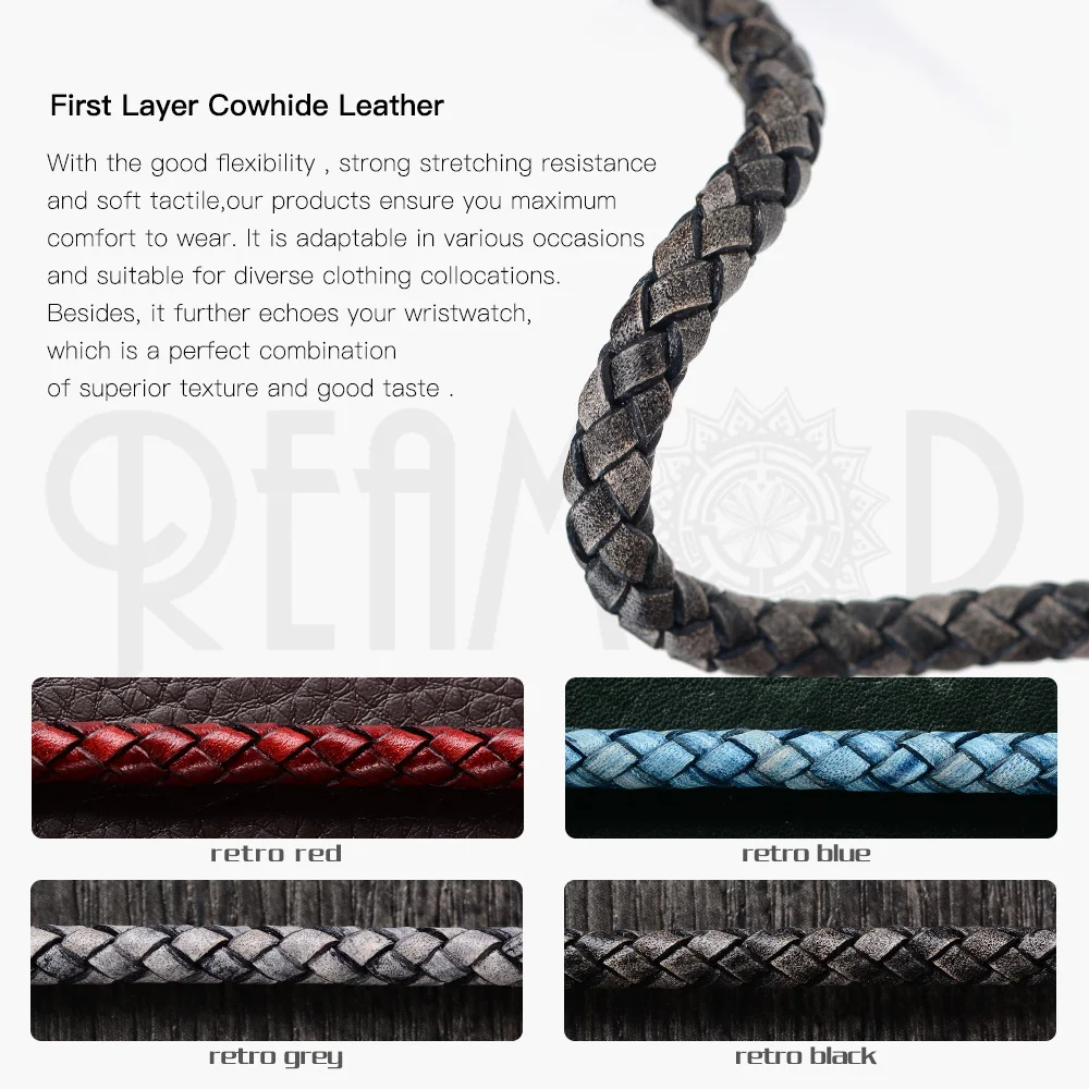 Roman Warrior Genuine Leather Bracelet