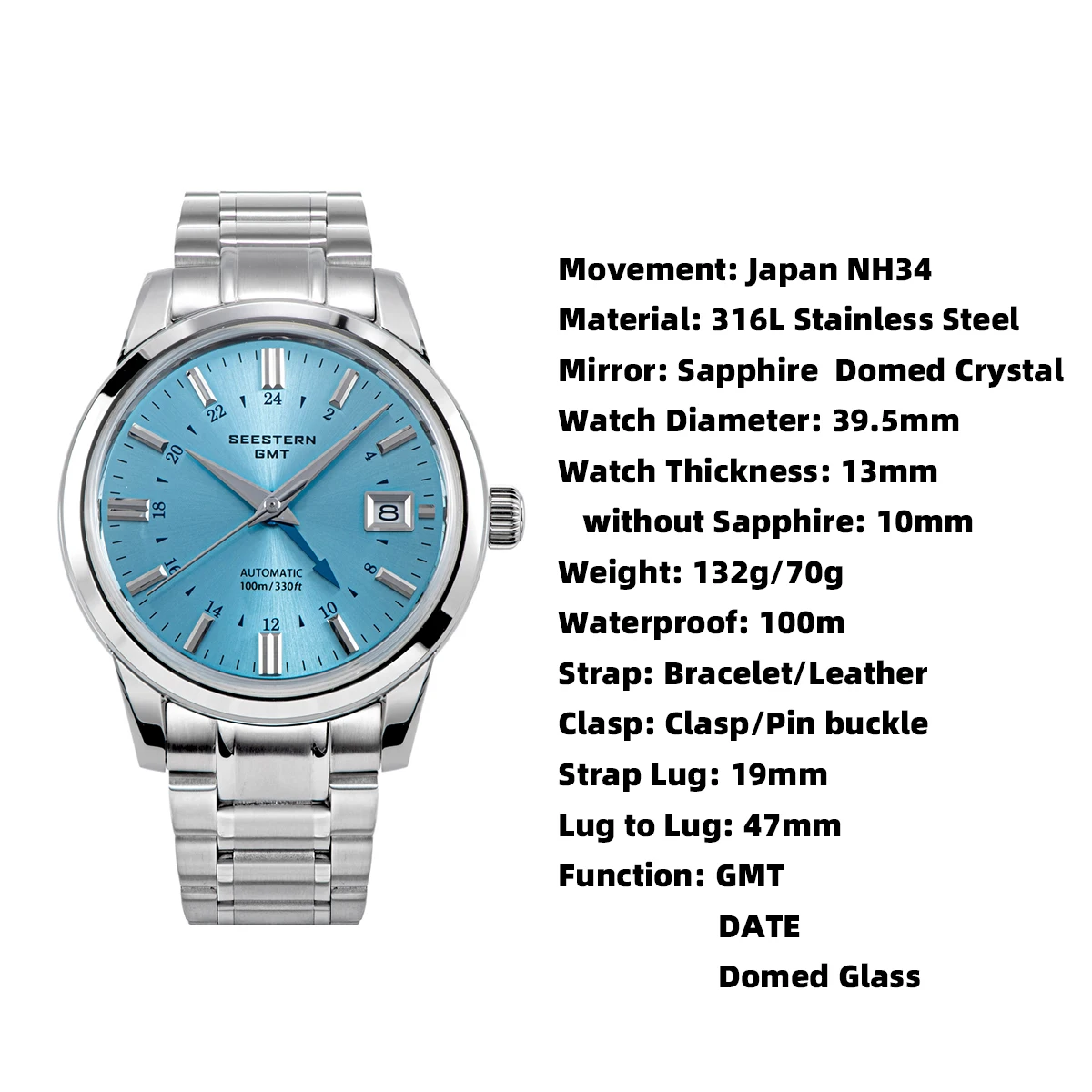 Seestern Men's Automatic Mechanical Wristwatch