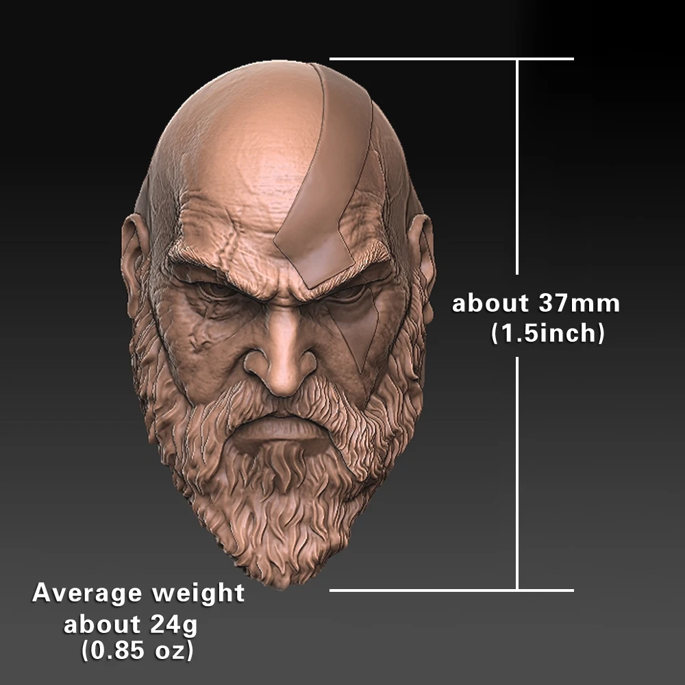 Men's God of War Biker Ring