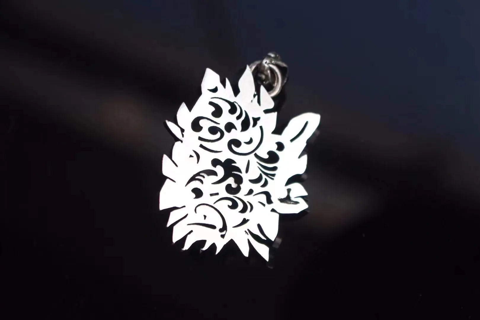 Mask Pendant S925 Silver Mysterious Necklace