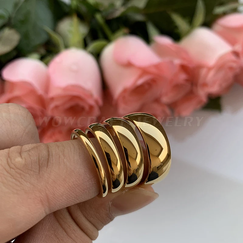 Classic Gold Tungsten Carbide Wedding Band