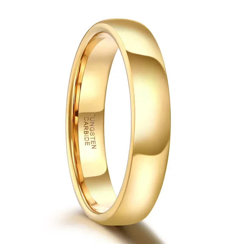 Gold Color Tungsten Couple Rings
