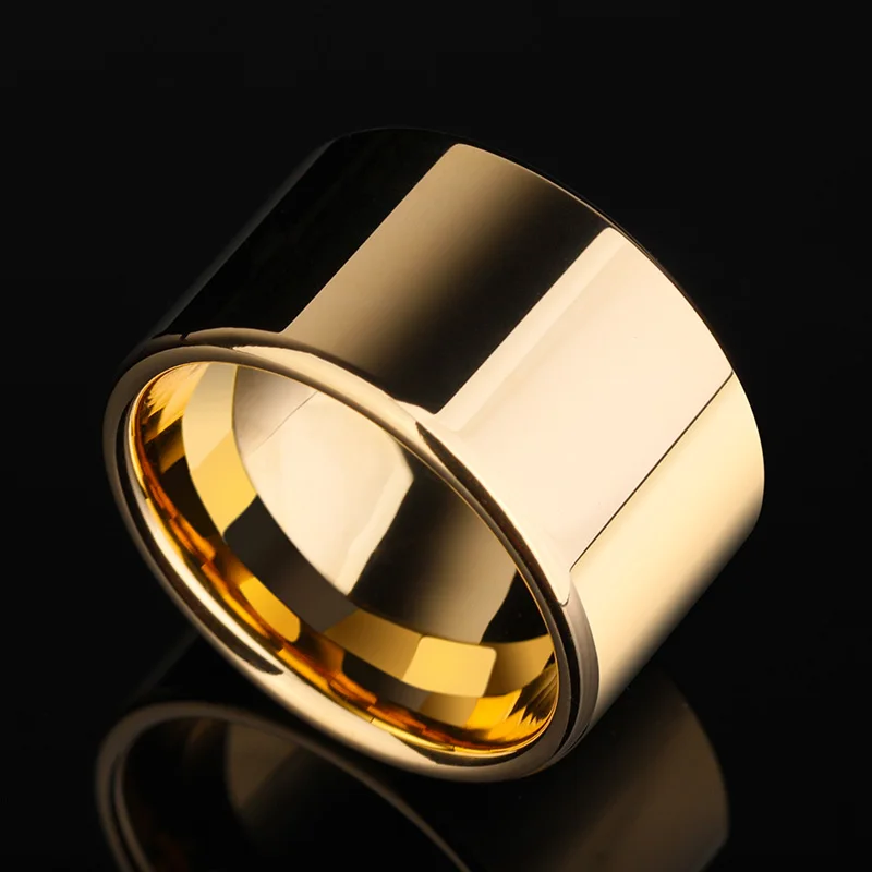 14MM Gold Silver Men's Tungsten Ring