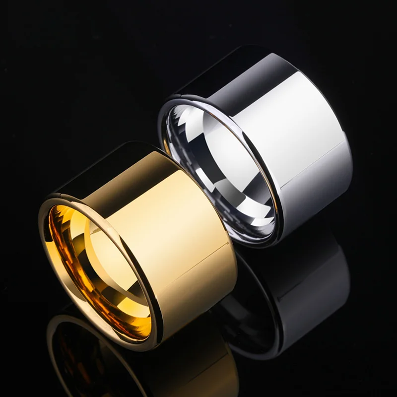 14MM Gold Silver Men's Tungsten Ring