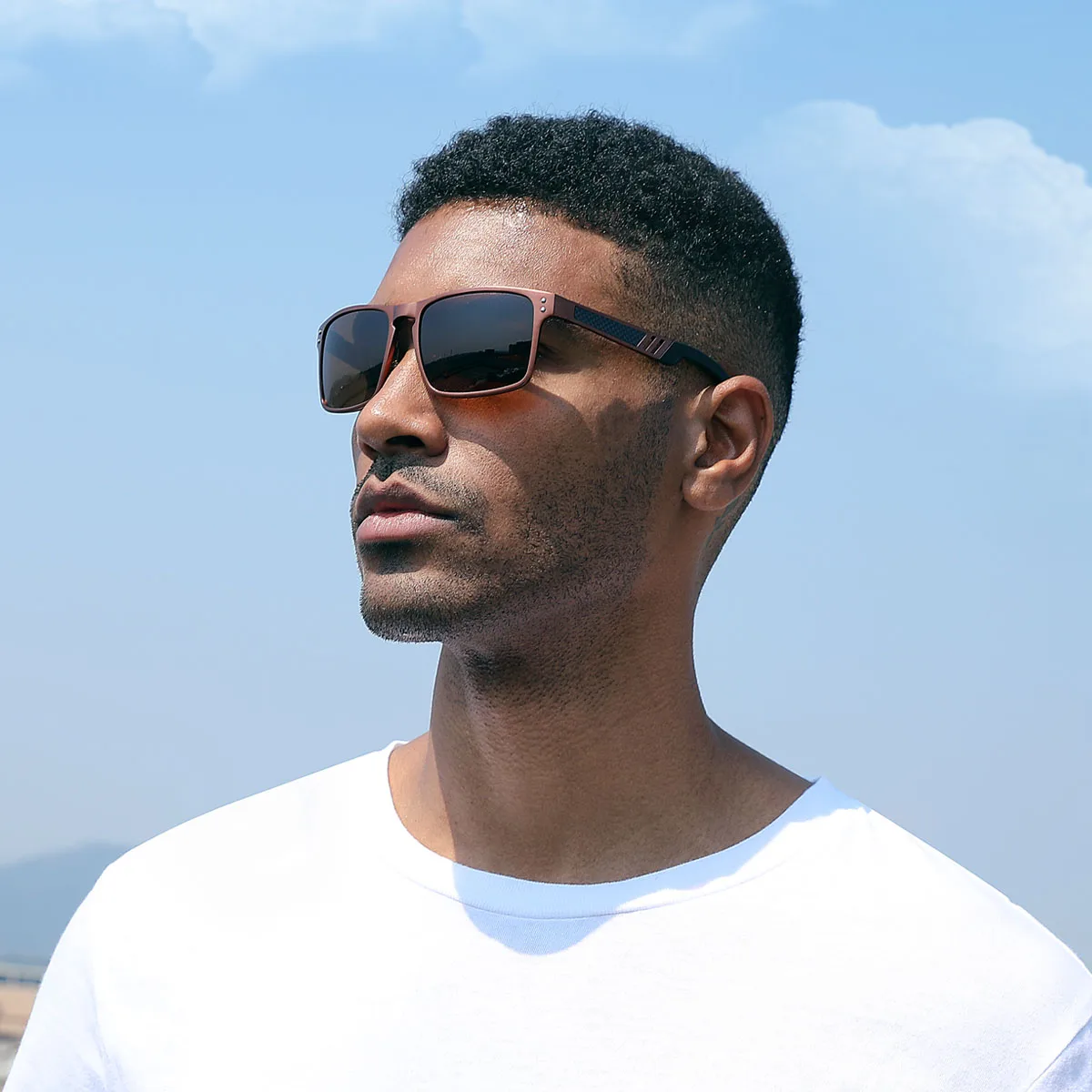 BARCUR Magnesium Square Sunglasses
