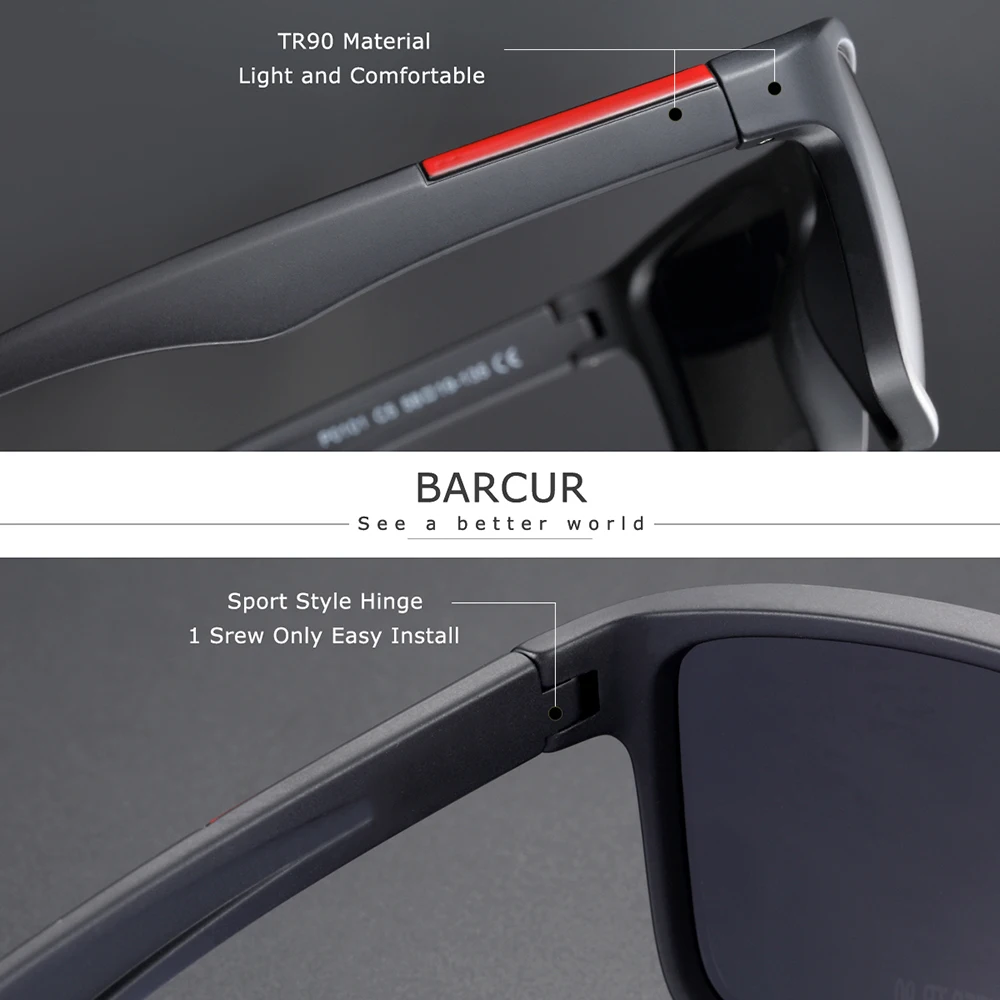 Polarized TR90 Ultralight Sunglasses
