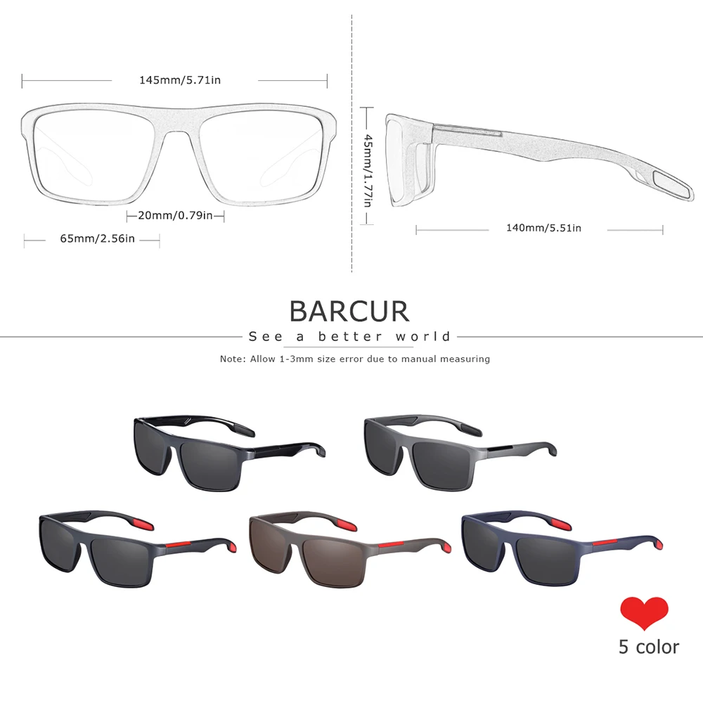 Polarized TR90 Ultralight Sunglasses