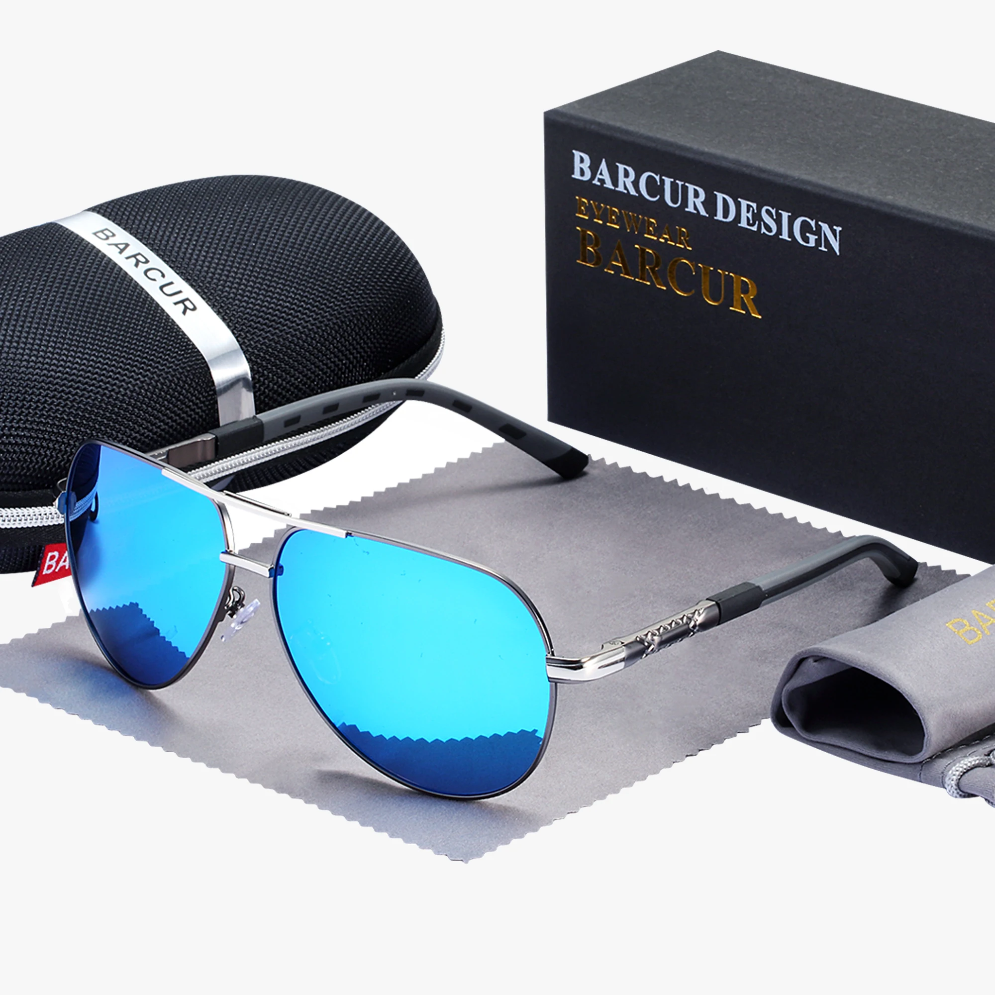 2024 BARCUR Fashion Pilot Sunglasses