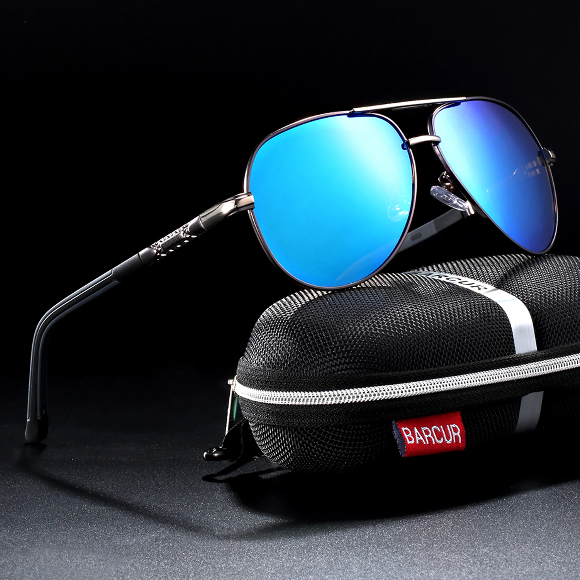2024 BARCUR Fashion Pilot Sunglasses