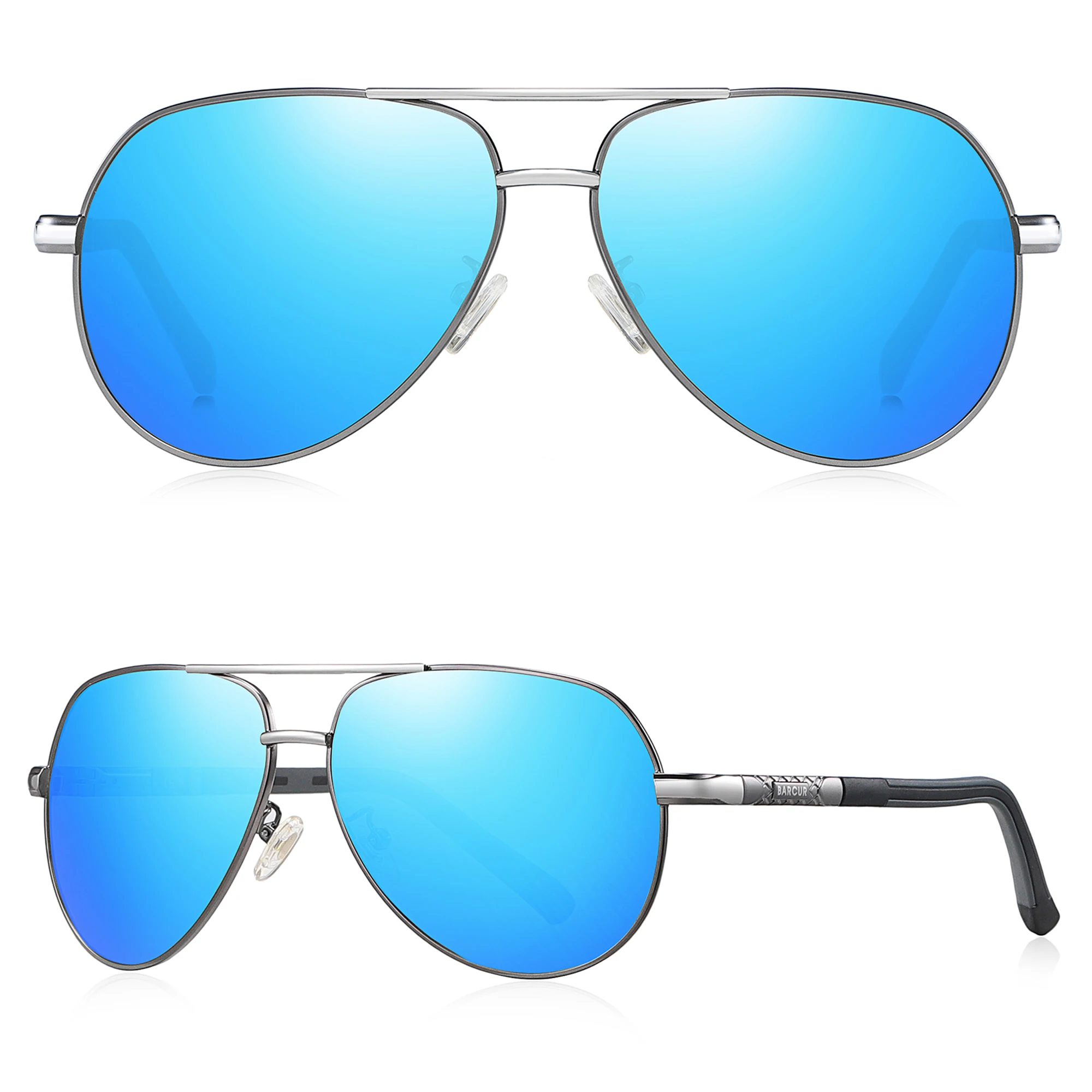 2024 BARCUR Fashion Pilot Sunglasses