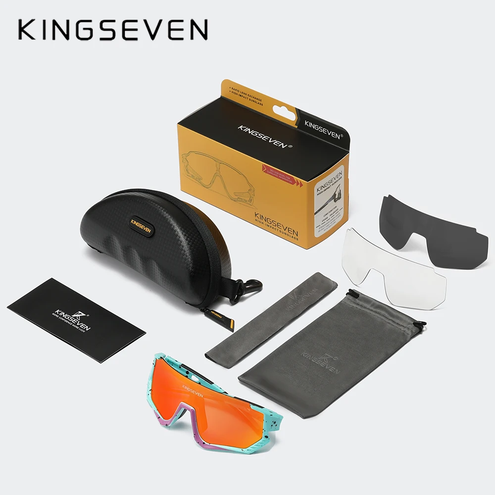 KINGSEVEN Polarized MTB Cycling Sunglasses