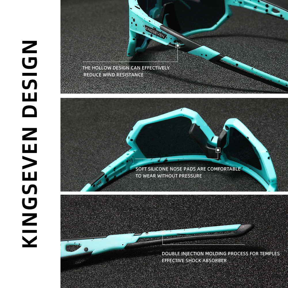 KINGSEVEN Polarized MTB Cycling Sunglasses
