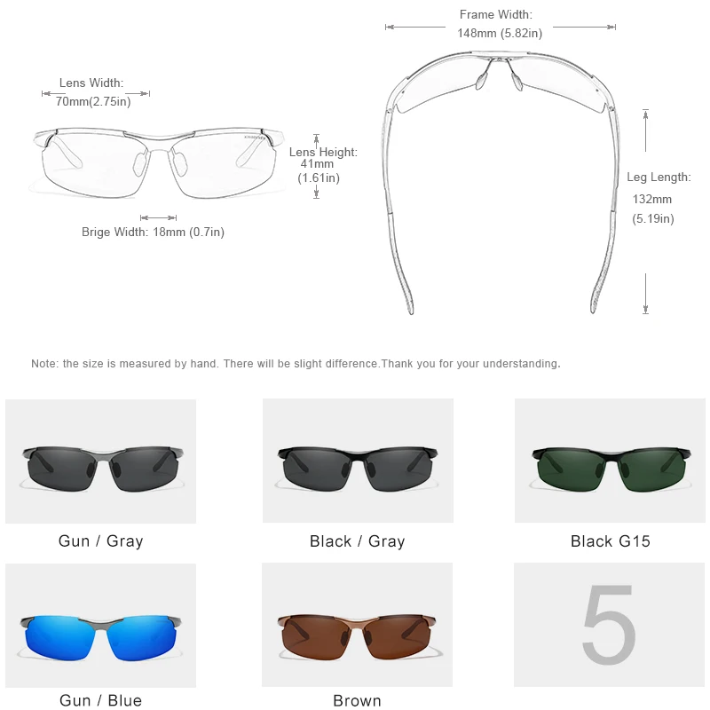 Mens Sports Polarized Sunglasses