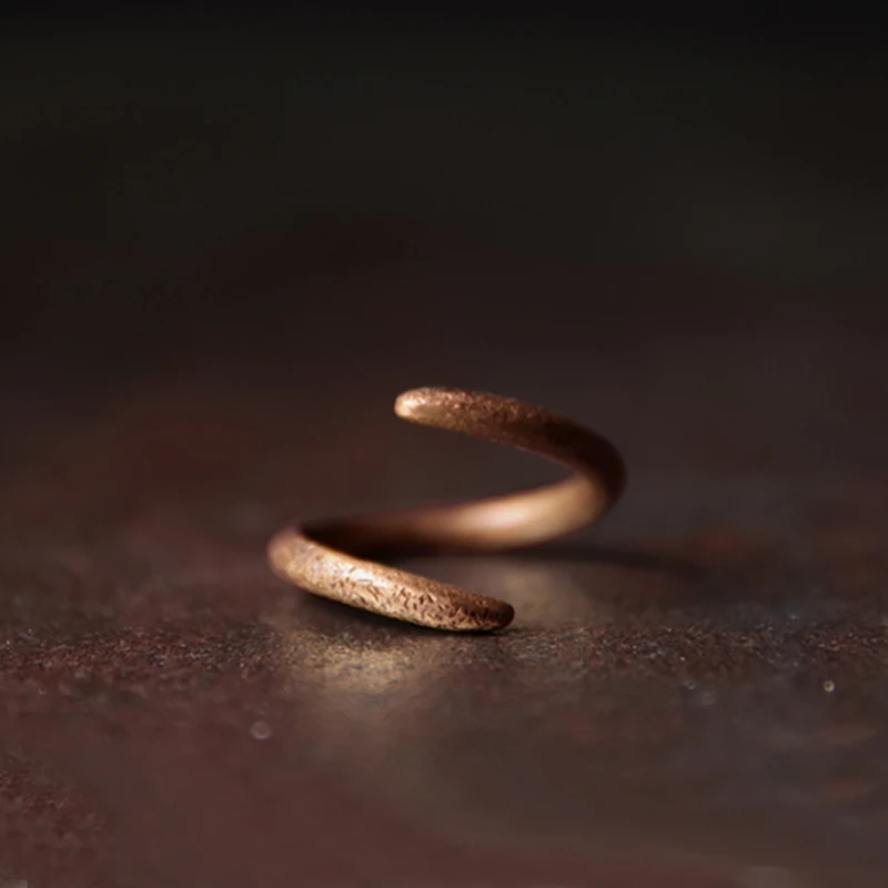 Handcrafted Solid Copper Ring