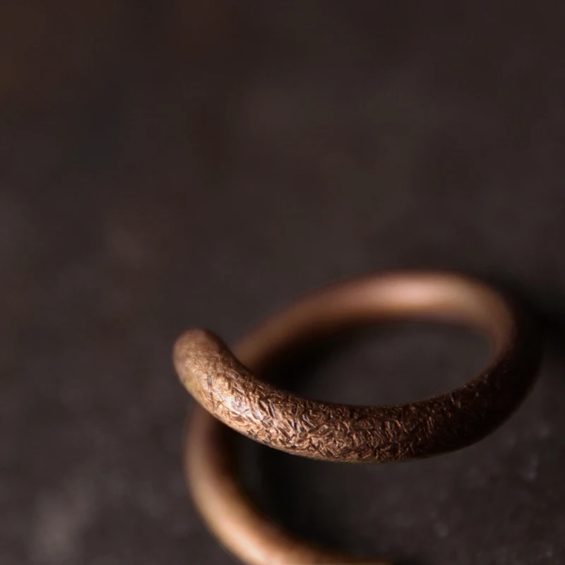Handcrafted Solid Copper Ring