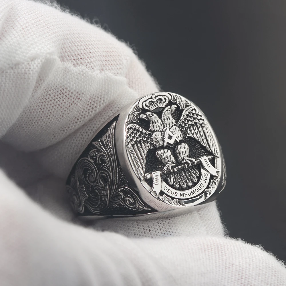 Scottish Rite 33 Degree Sterling Silver Ring