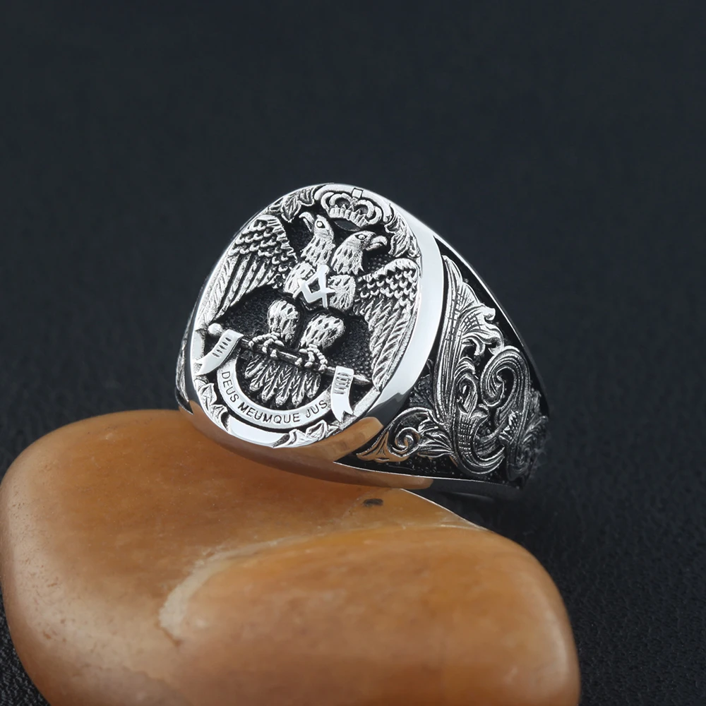 Scottish Rite 33 Degree Sterling Silver Ring