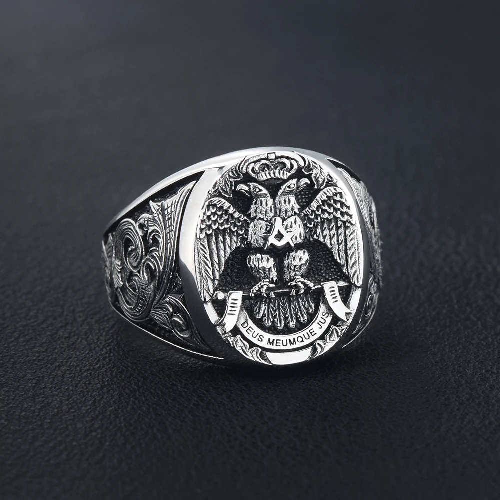Scottish Rite 33 Degree Sterling Silver Ring