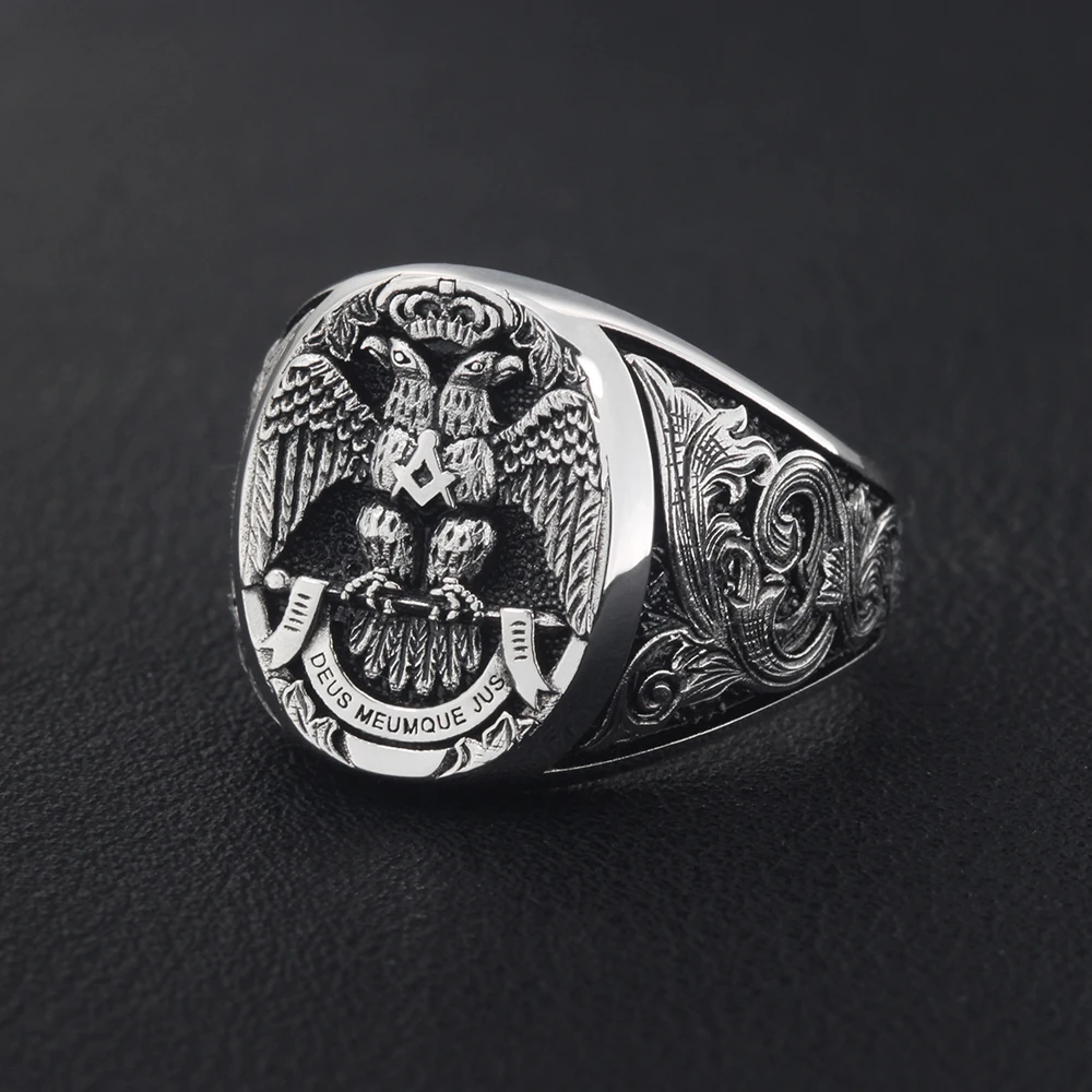 Scottish Rite 33 Degree Sterling Silver Ring