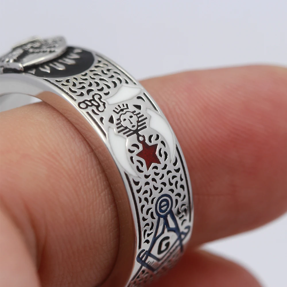 Scottish Rite Masons Sterling Silver Ring