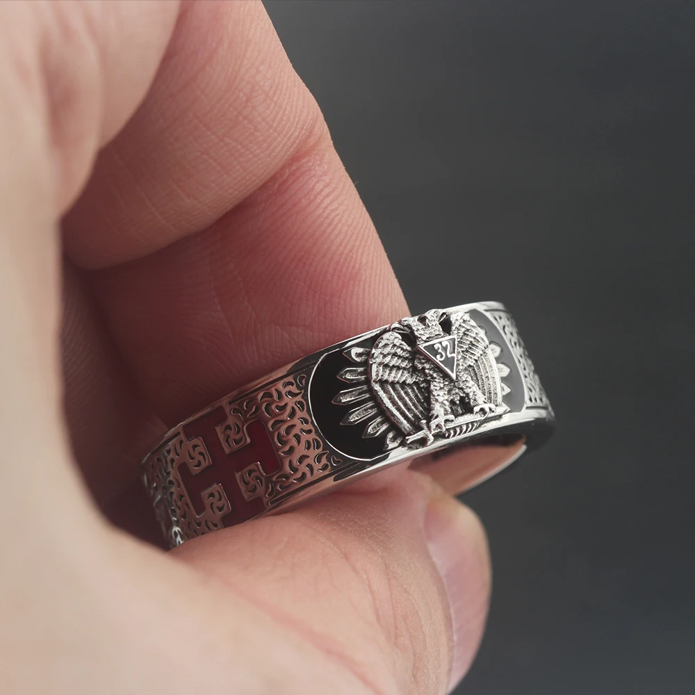 Scottish Rite Masons Sterling Silver Ring