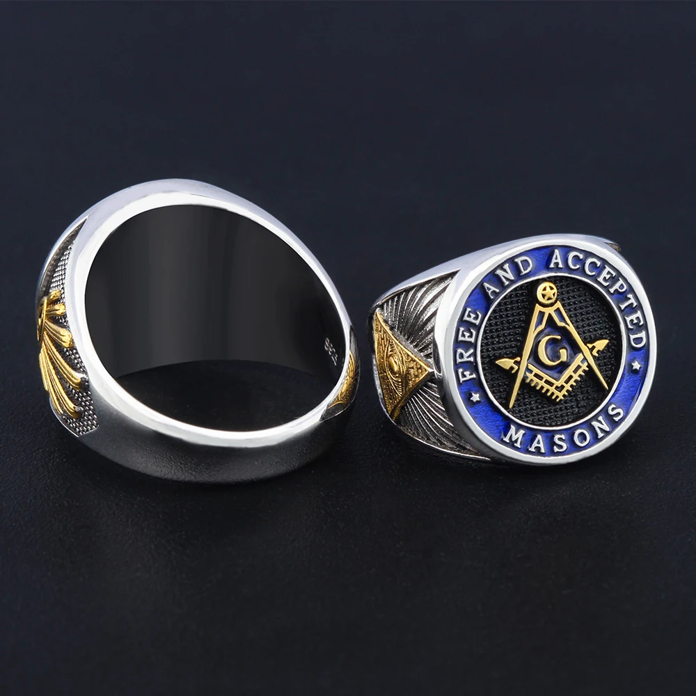 Free and Accepted Blue Lodge Masonic Ring