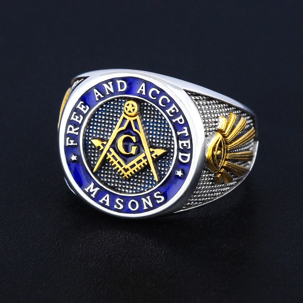Free and Accepted Blue Lodge Masonic Ring