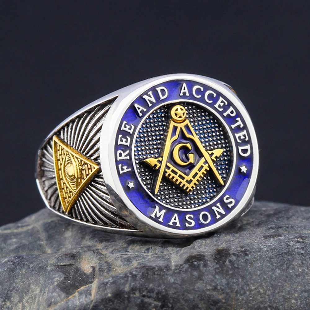 Free and Accepted Blue Lodge Masonic Ring