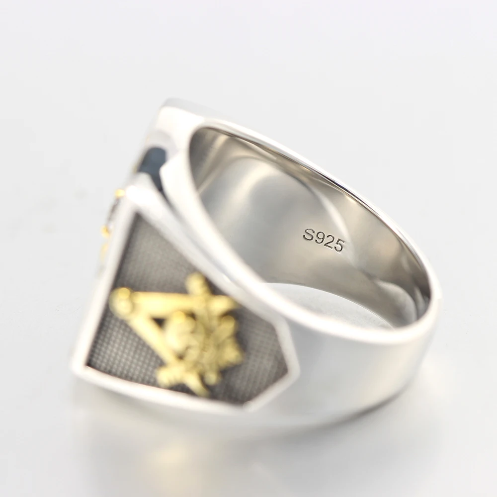 Scottish Rite 32 Degree Ring of Eagle Freemasons