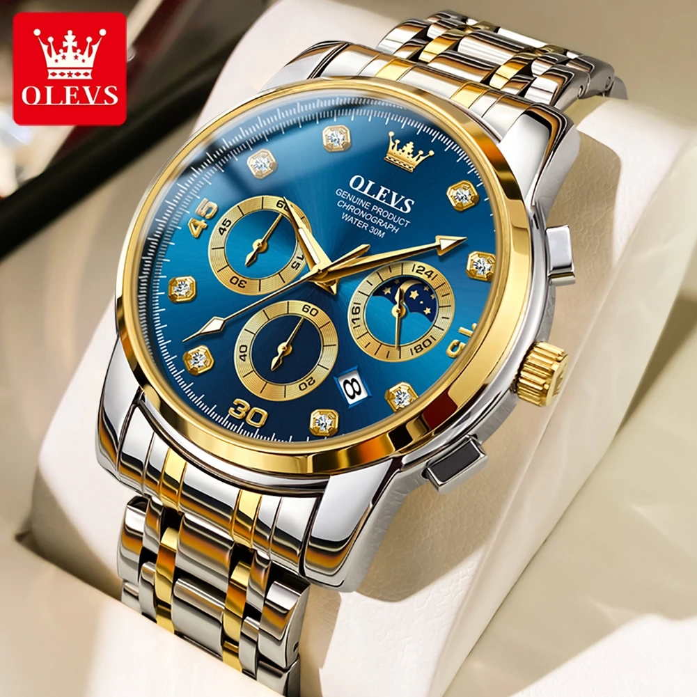 OLEVS Original 2889 Quartz Chrono Watch