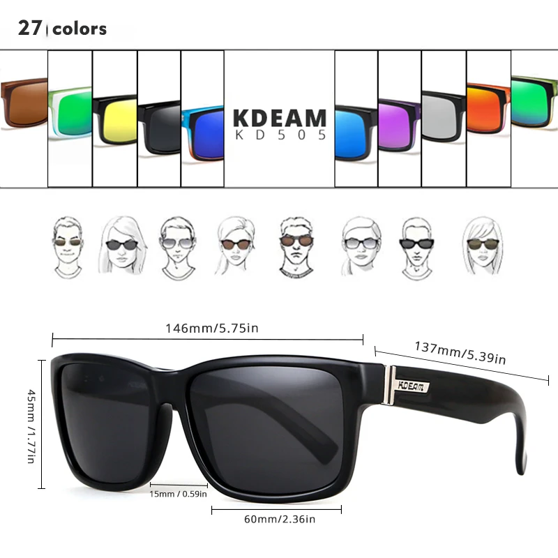 KDEAM Revamp Sport Men Sunglasses