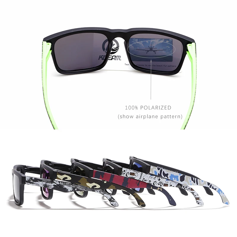 KDEAM Multicolor Polarized Sunglasses